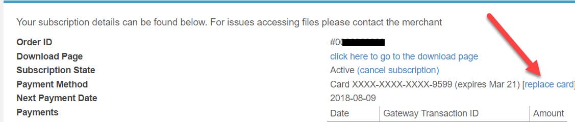 card change update credit debit number